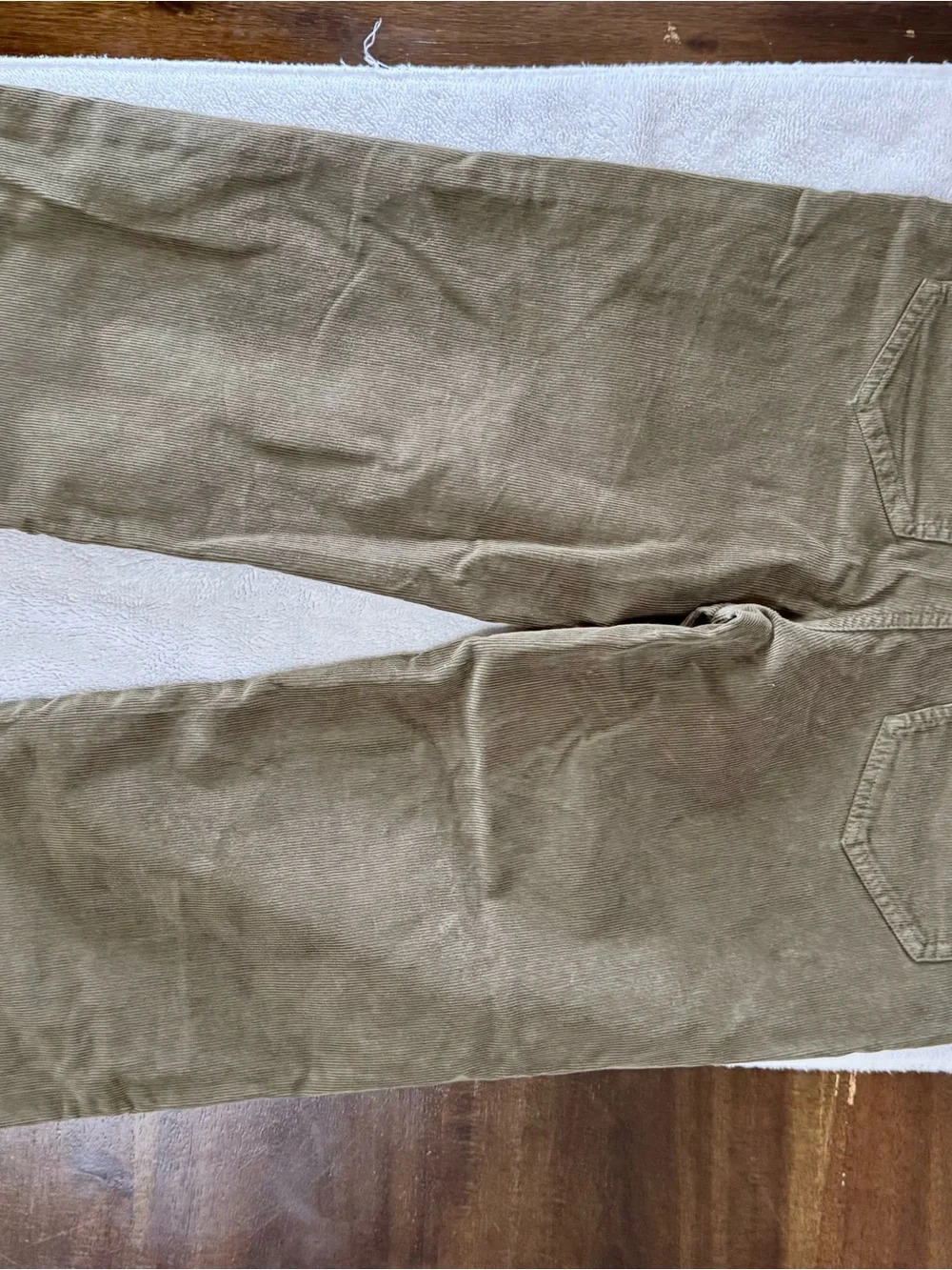 J. Crew Olive Corduroy Pants
